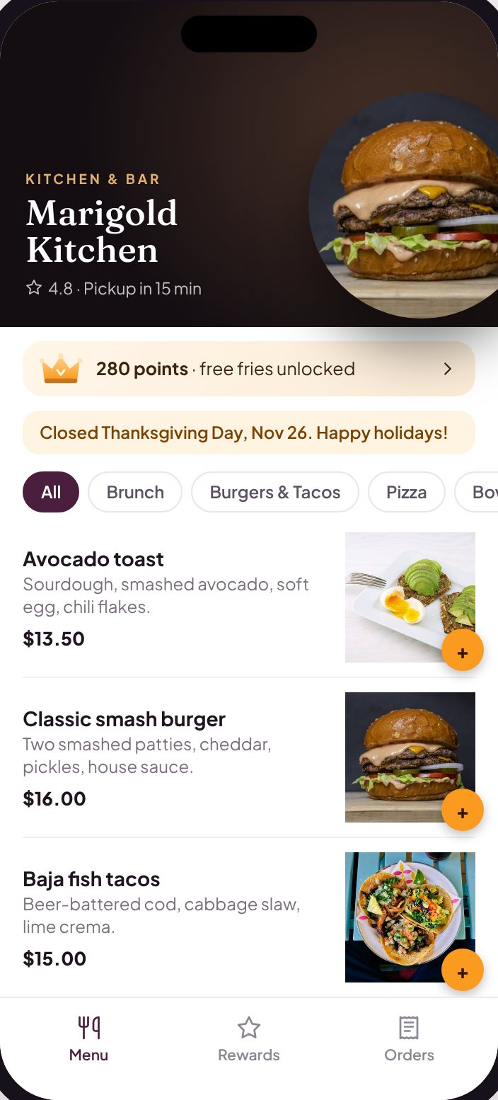 Branded guest app home screen